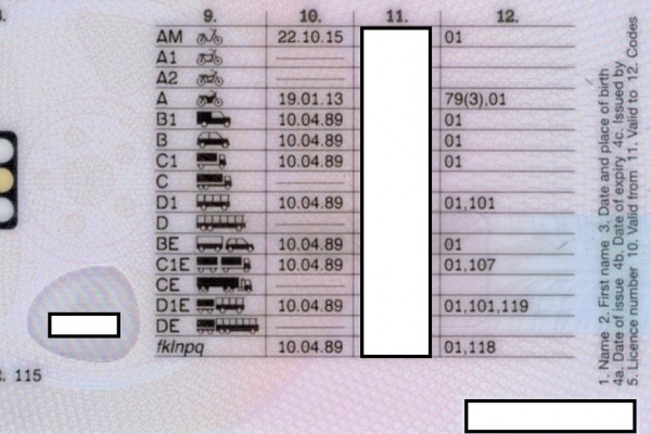 Driving Licence-Category C and C+E